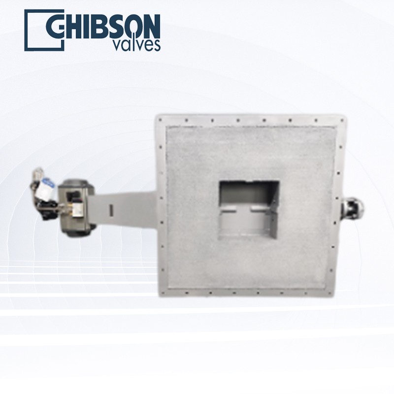 电气动方形高温烟气蝶阀 电气动方形高温烟气蝶阀